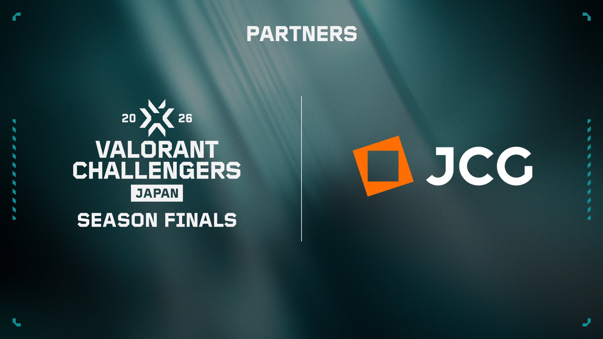 JCG、国内最高峰のeスポーツ大会『VALORANT Challengers Japan2026 Season Finals』に協賛