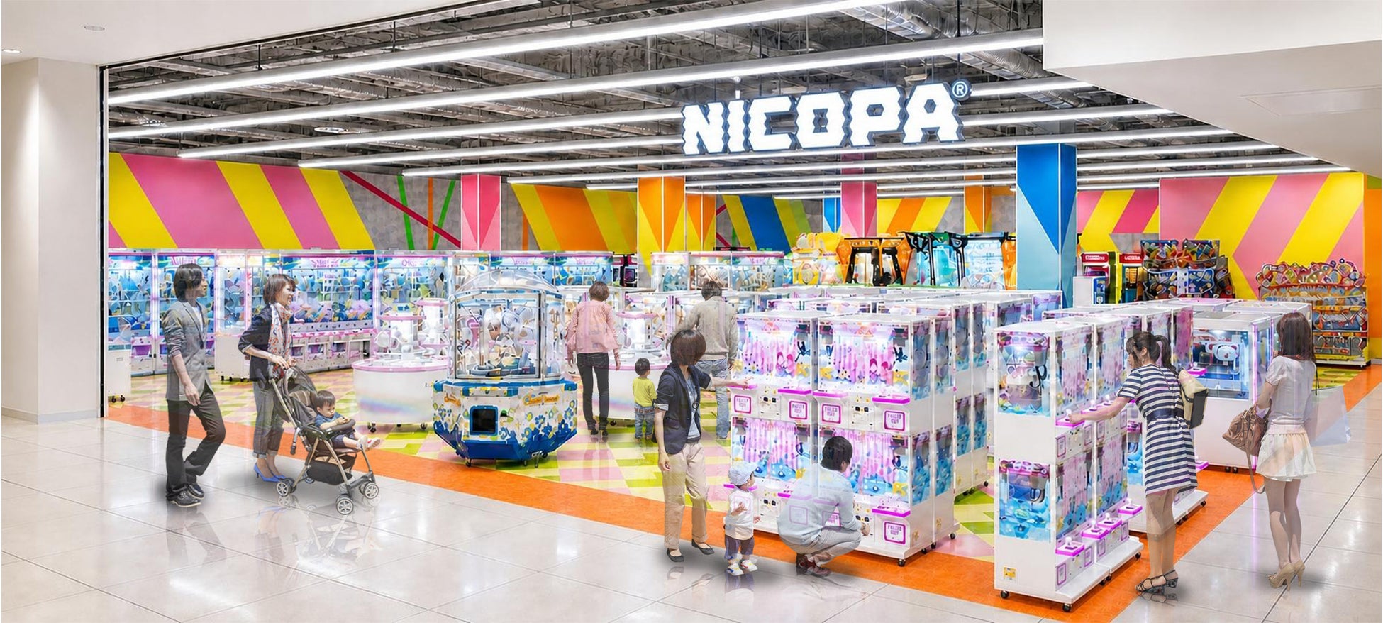 7月27日（月）、愛知県丹羽郡「MEGAドン・キホーテUNY大口店」に、ファミリーアミューズメント施設「NICOPA 大口店」がオープン