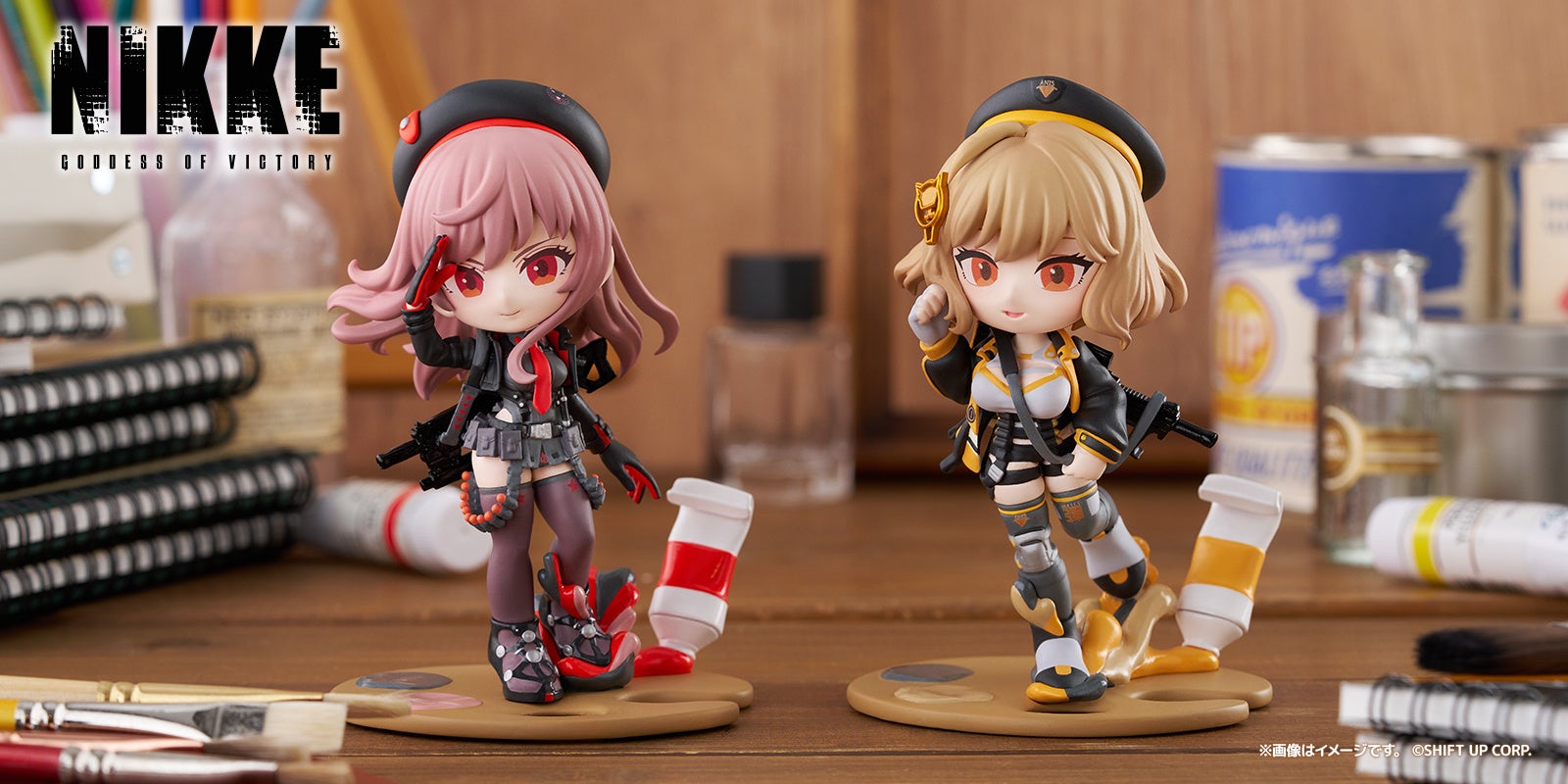 【新商品】『勝利の女神：NIKKE』のキャラクターたちがオープンフィギュアシリーズ【PalVerse Palé.】に登場！