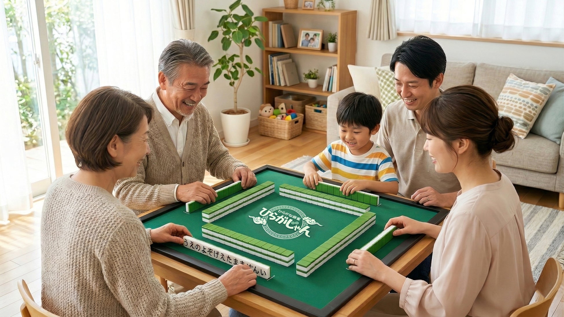夏休みは三世代で「ひらがじゃん」。帰省のテーブルに新しい遊びを。