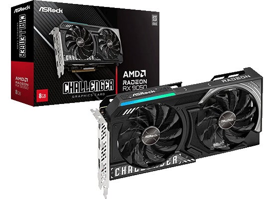 ASRockから、Radeon RX 9050搭載のデュアルファングラフィックボード『RX9050 CL 8G』を発売