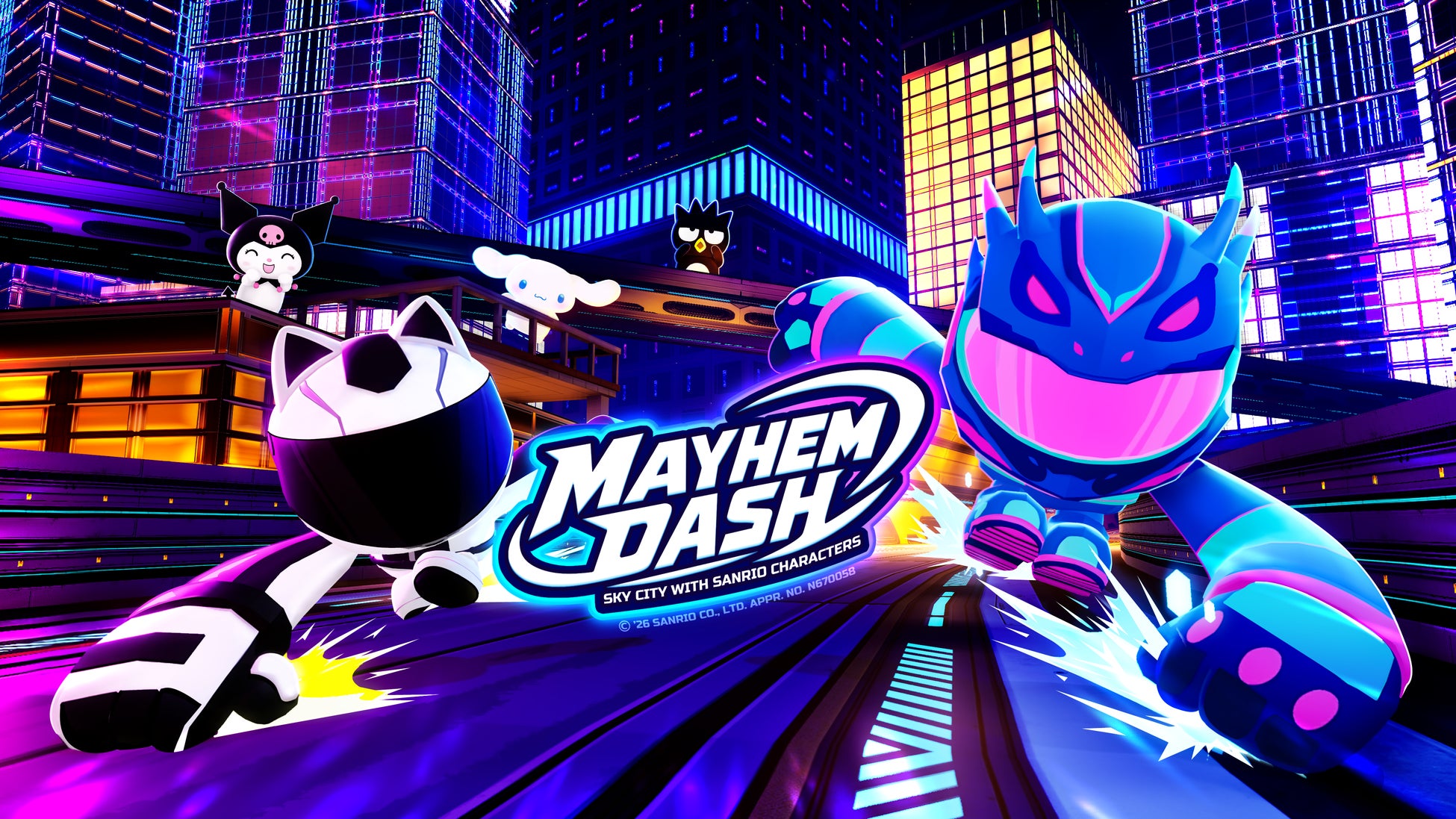 ソーシャルVRレースゲーム『Mayhem Dash : Sky City with Sanrio Characters』始動