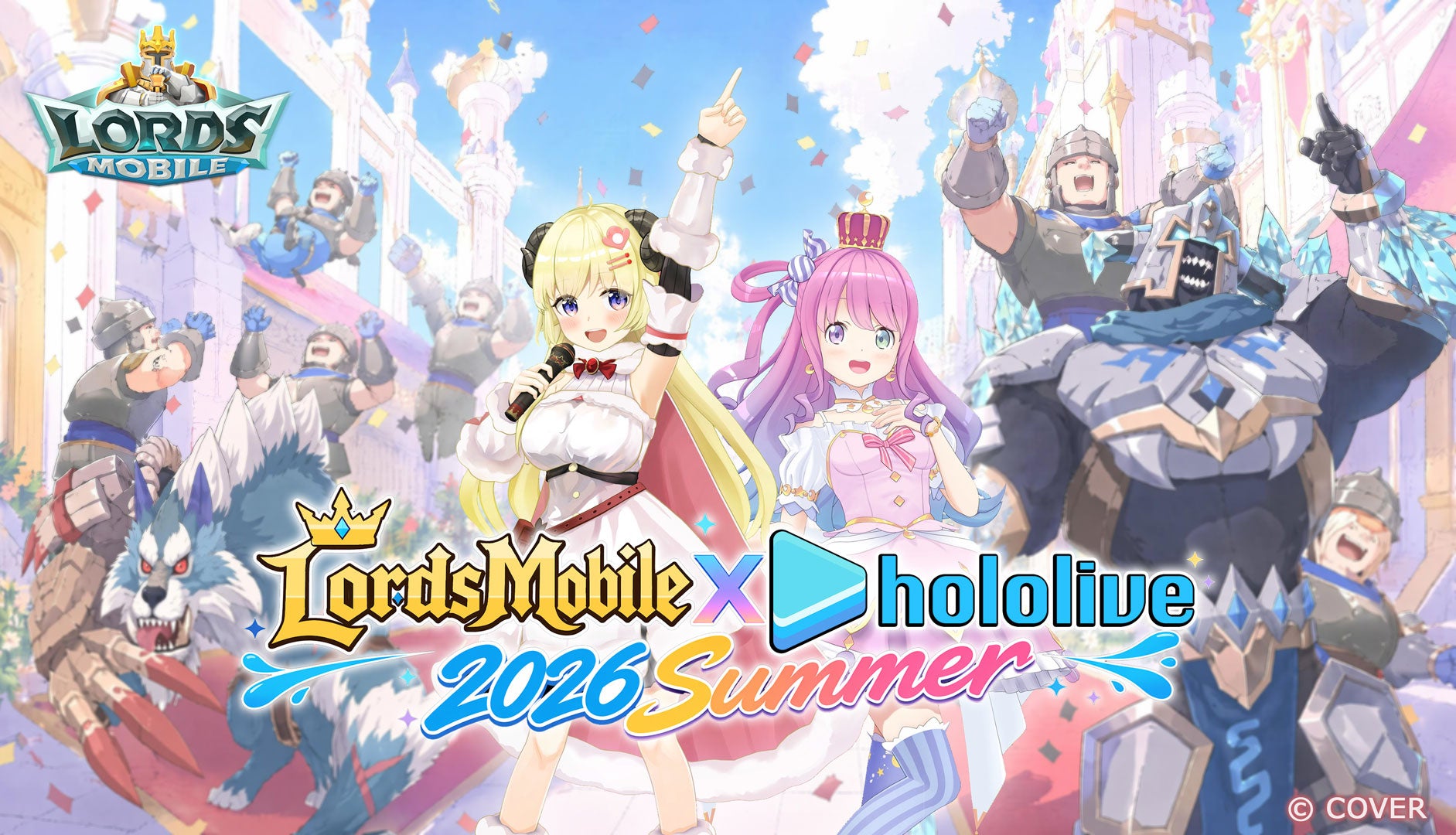 【ロードモバイル】大人気VTuberグループ「ホロライブ」の「角巻わため」「姫森ルーナ」とのファン参加型イベントを2026年7月31日（金）より開催！