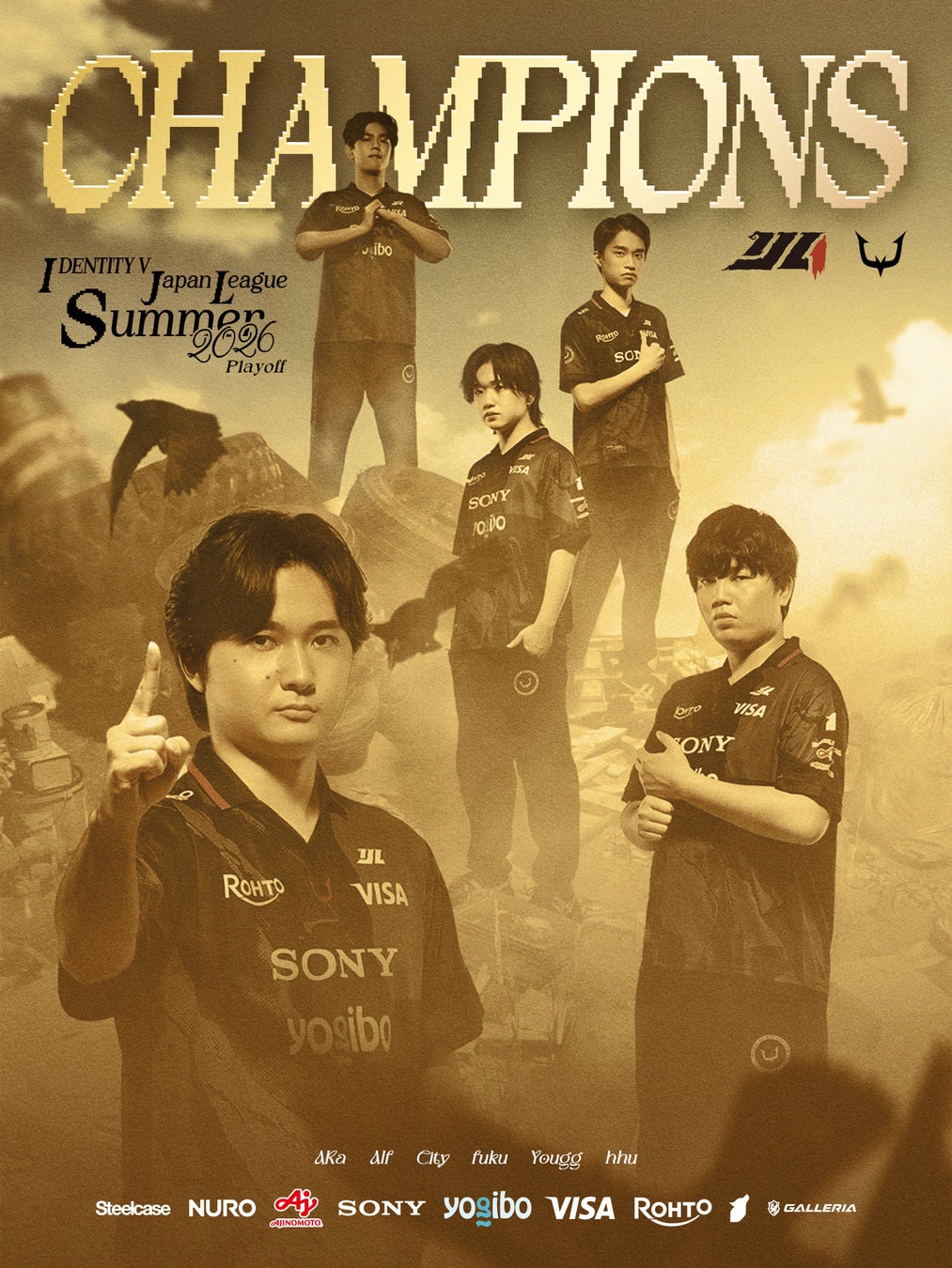 eスポーツチーム「REJECT」IdentityV部門が『第五人格 Ghost Wedding 8arty & 2026年夏季IJL決勝戦』で優勝