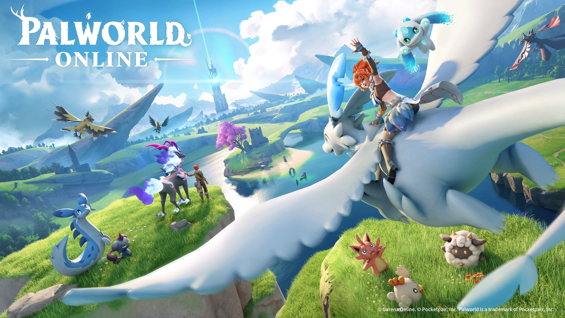 新作モバイルゲーム『パルワールドオンライン』始動―パルや仲間と、広大な世界を生き抜け
