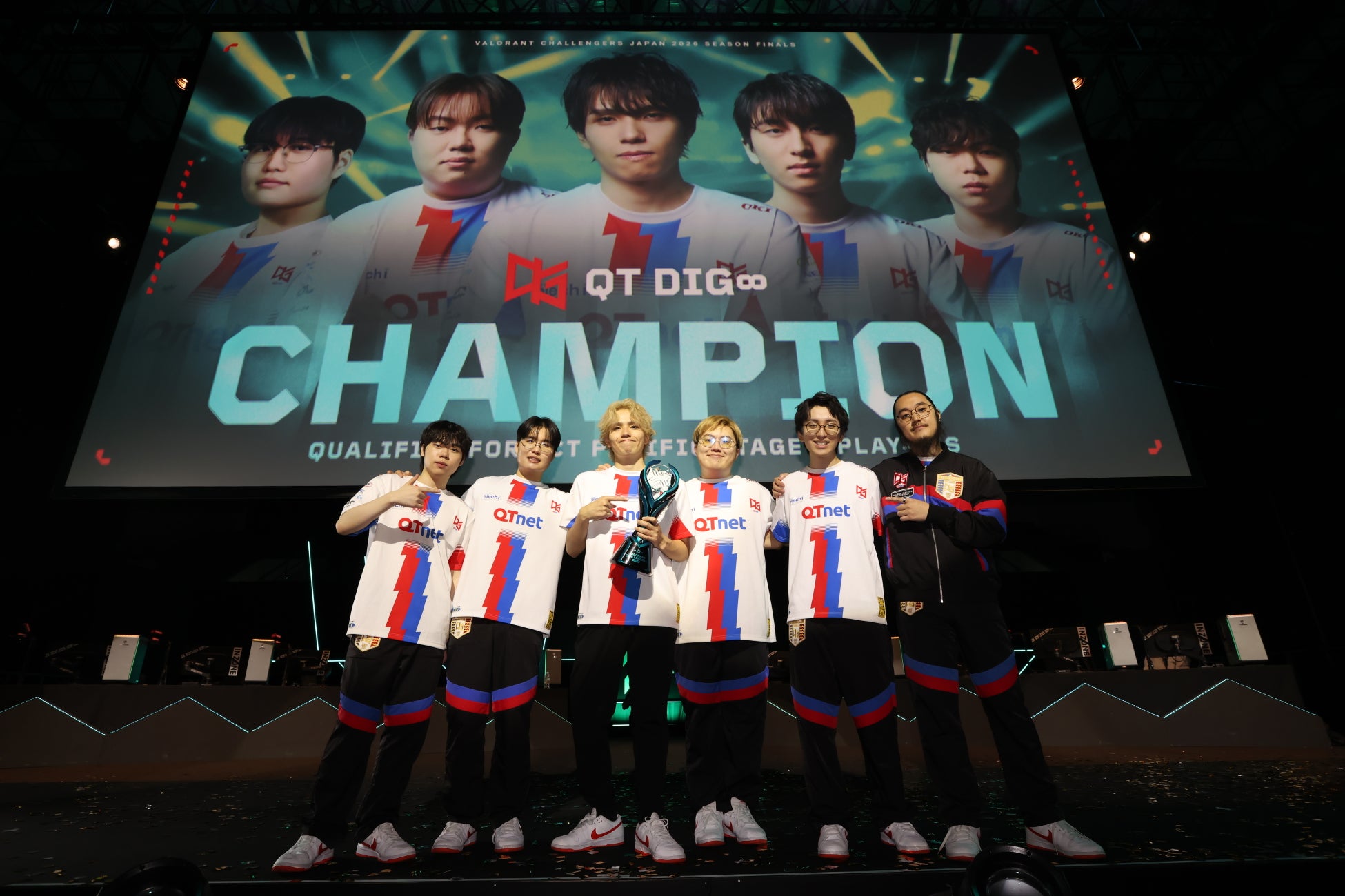 日本最大級のeスポーツ大会「VALORANT Challengers Japan 2026 Season Finals」、「QT DIG∞」が悲願の初優勝！