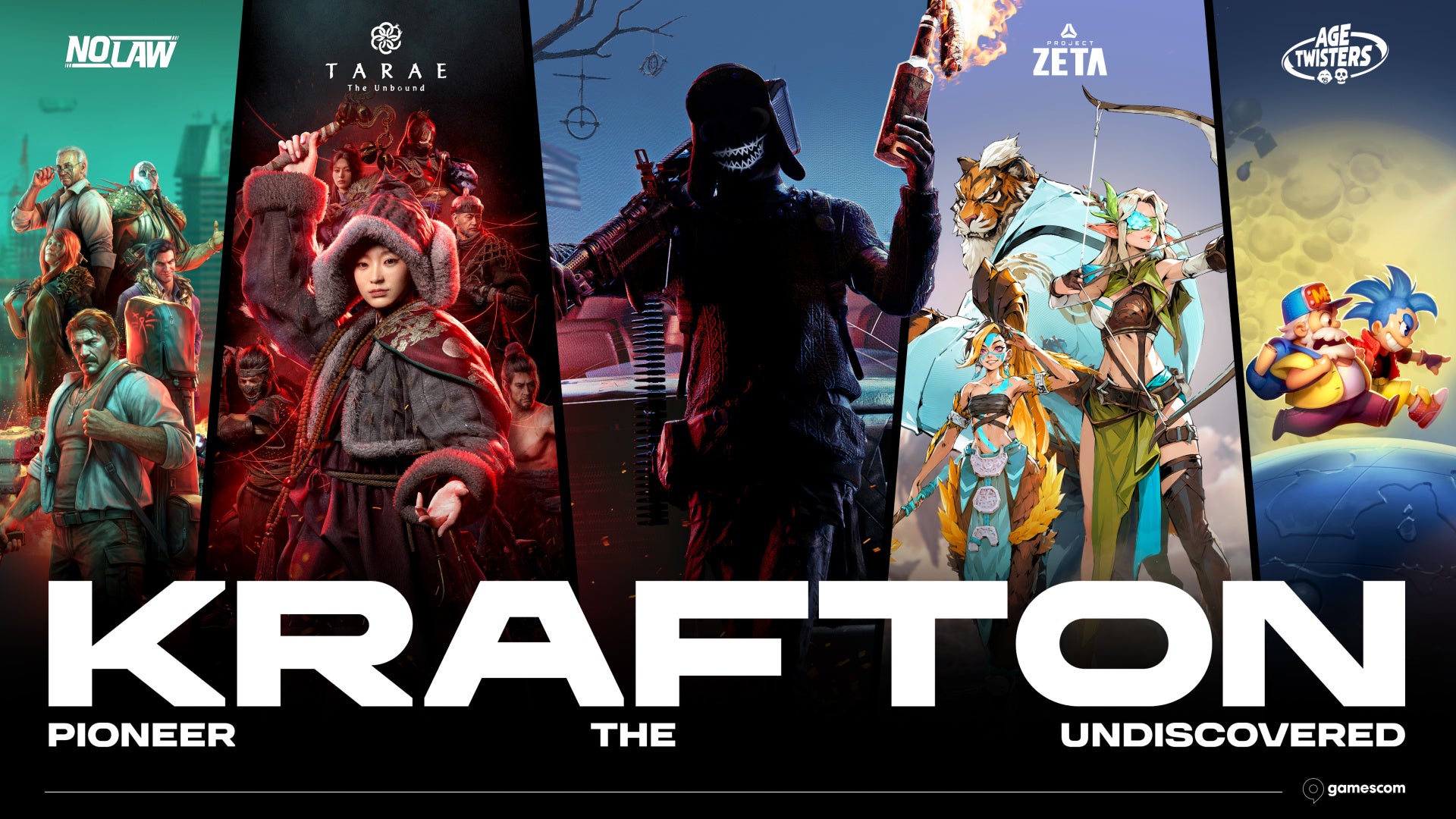 KRAFTON、「gamescom 2026」出展タイトル5作品の新情報を公開
