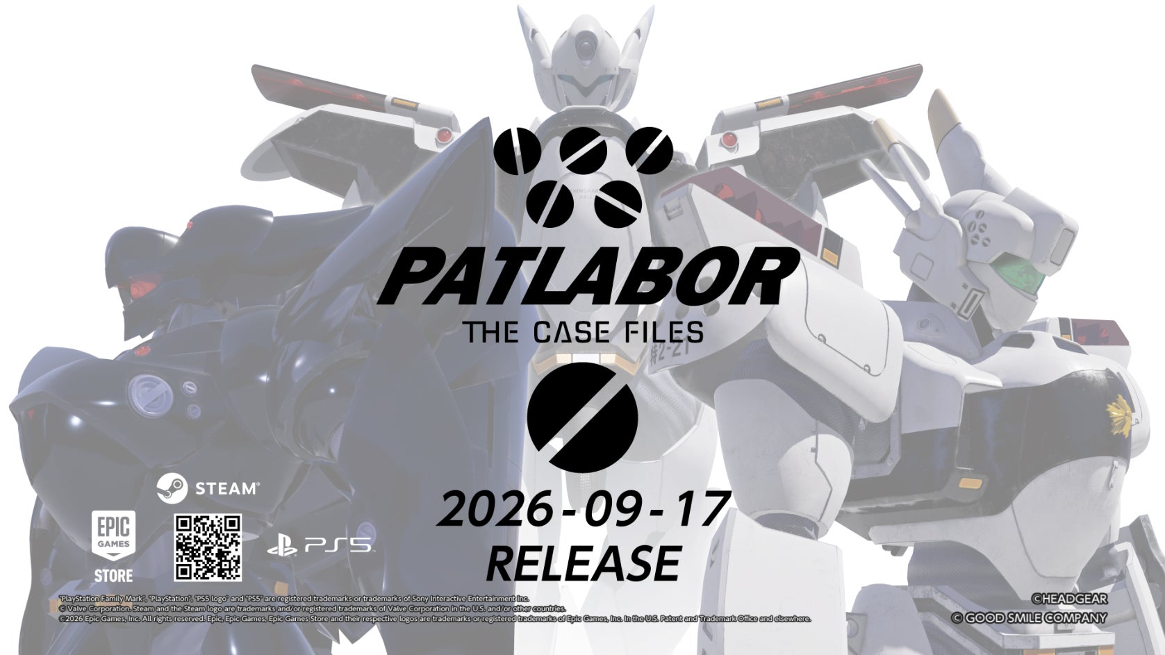 PS5/PC向け新作ゲーム『機動警察パトレイバー the Case Files』発売日が2026年9月17日（木）に決定！