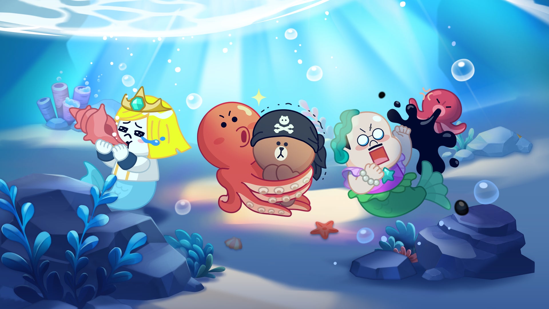 【LINE GAME】「LINE POP2」、「LINE FRIENDS」夏シーズンイベント後半を開催