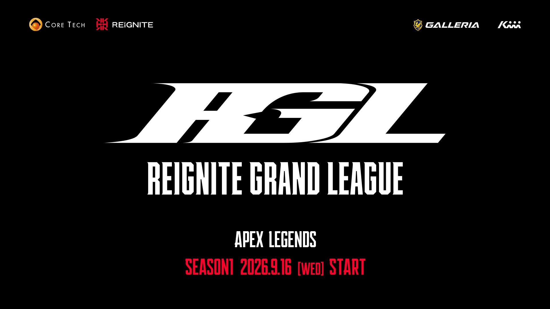 プロeスポーツチーム「REIGNITE」が「Apex Legends」の新たなリーグ『REIGNITE GRAND LEAGUE』を開催！