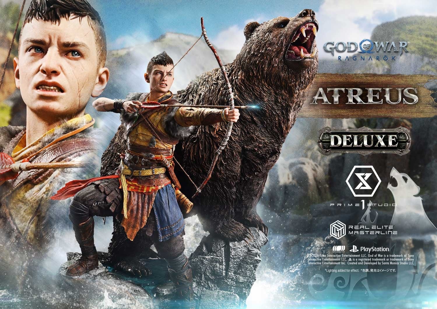 『ゴッド・オブ・ウォー ラグナロク』の「アトレウス」が、リアルな1/3スケールスタチューに