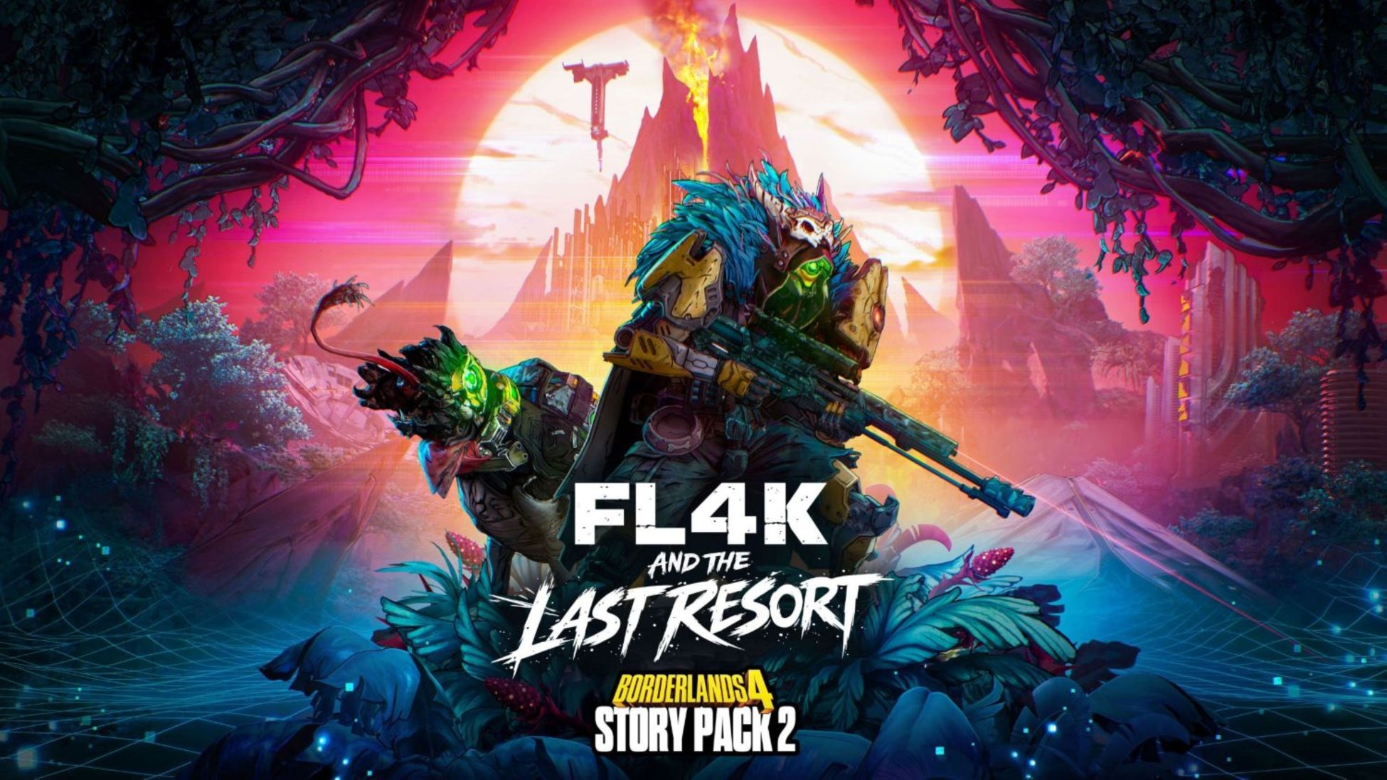 『ボーダーランズ®4』の「ストーリーパック2：FL4Kと忘却のリゾート」が9月10日に登場。新たなヴォルト・ハンターと 「お尋ね者パック5：アマーラと悪逆の影」も同時に配信開始