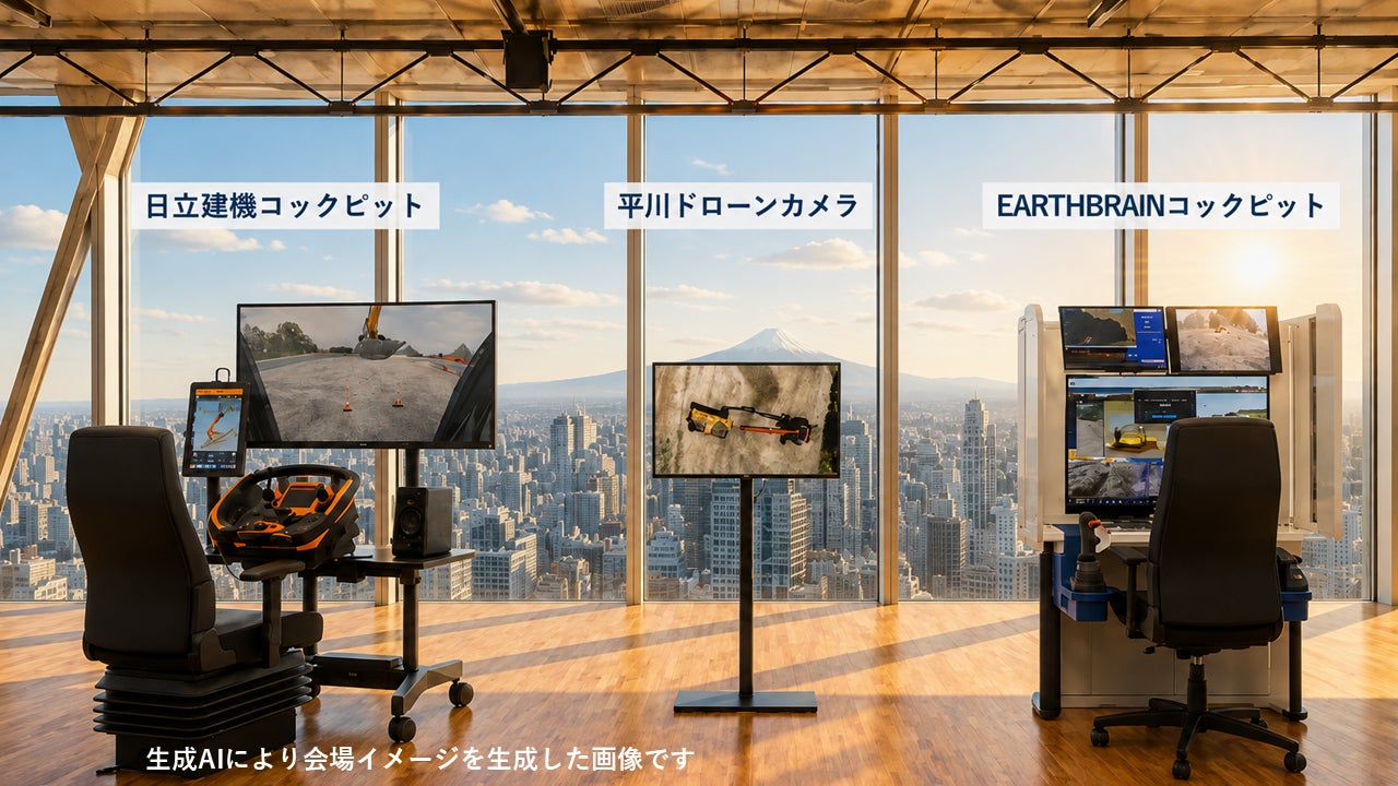 ＜建設機械を超遠隔操作＞ 六本木‧千葉‧北海道をつなぐ e建機®チャレンジ 2026 出場チームが決定し一般来場者の受付を開始 操作体験にもトライ（参加無料、事前登録制）