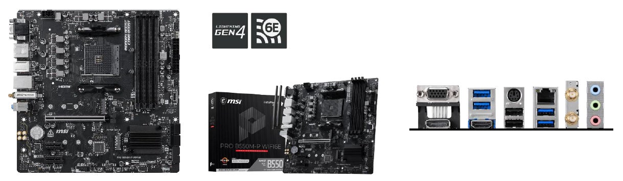 MSI、B550チップセット搭載の高コスパマザーボード「PRO B550M-P WIFI6E」を発売
