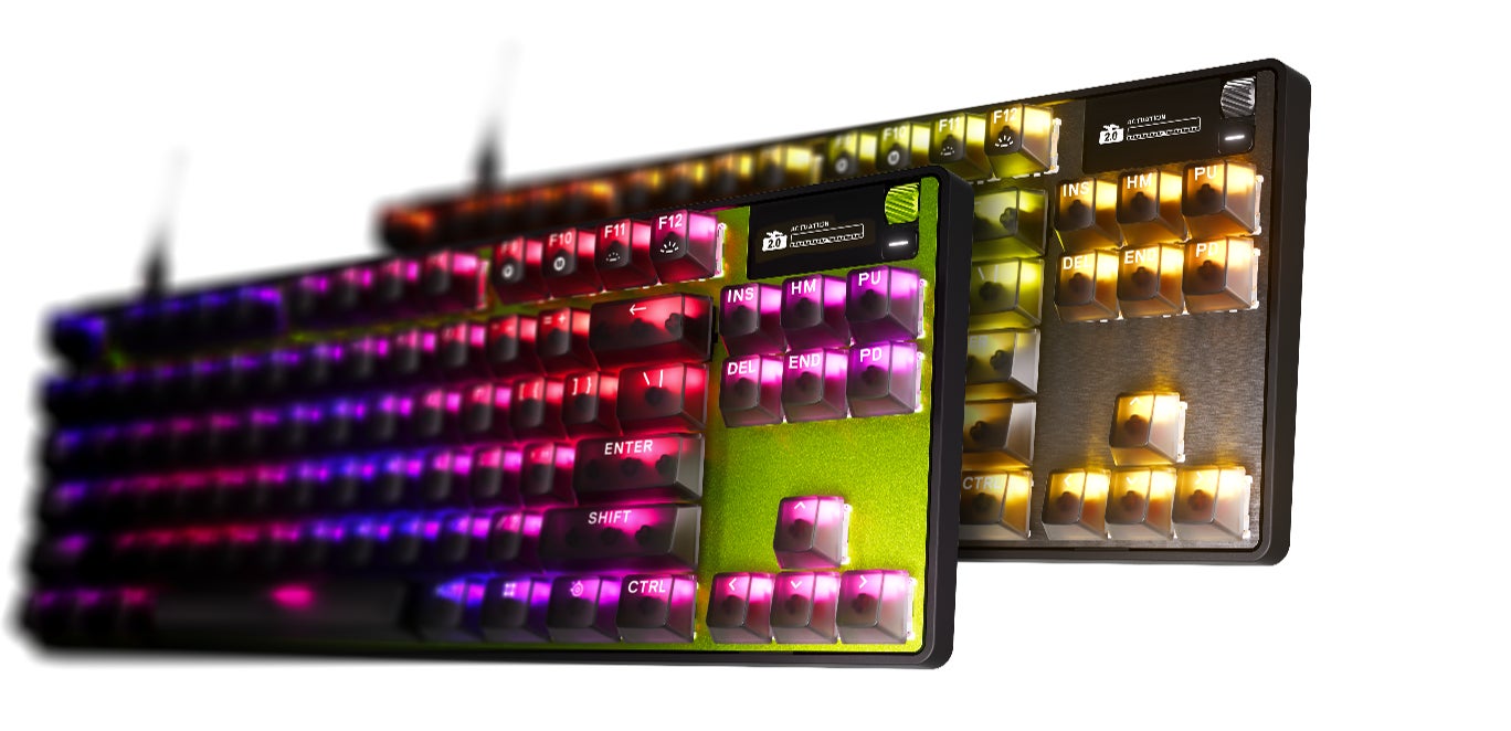 新たな「Speed & Control」スイッチを搭載し、プレイスタイルに合わせた操作感を実現。Apex Pro TKL Gen 3の限定モデル「Cyber」「Steel」を発表